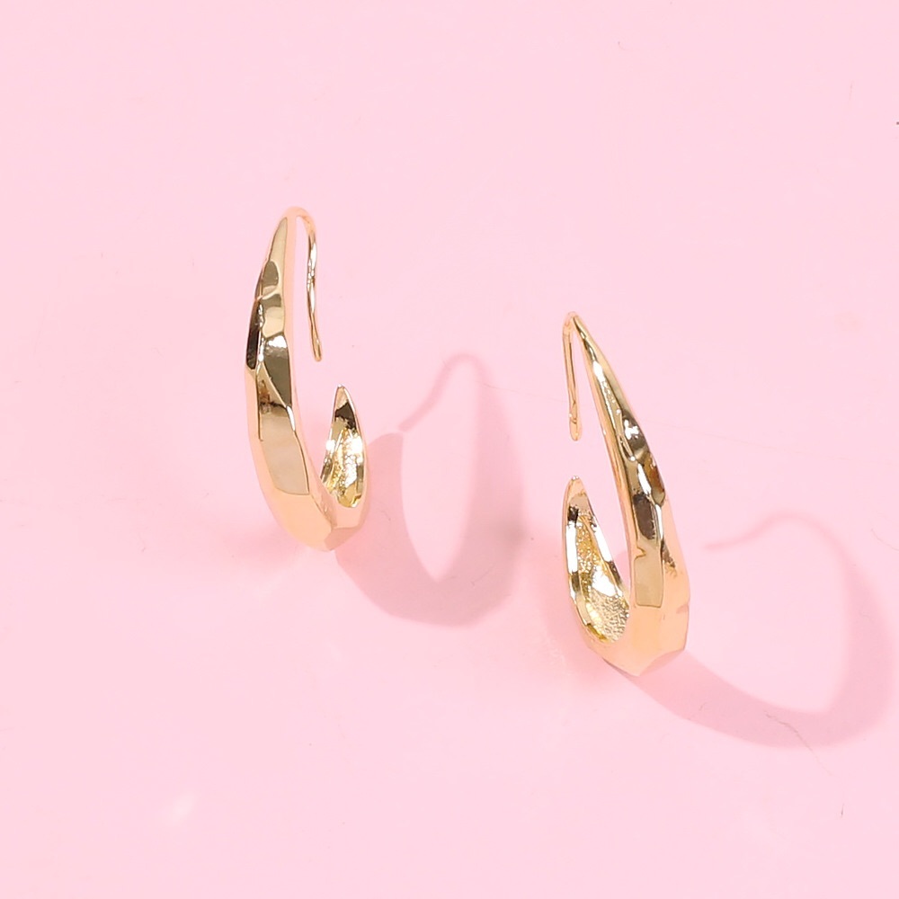 Geometric Copper Earrings